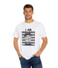 Funny Unisex Garment-Dyed T-Shirt - 'I AM DARK BAGA' Graphic Tee - Image 4
