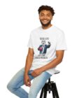 Funny Political Humor Unisex T-Shirt - 'Never Late, A First-Time Republican Walking' - Image 4