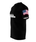 MAGA Black Power Tee - Unisex Cut & Sew T-Shirt with American Flag - Image 3