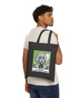 Einstein Cannabis Cotton Canvas Tote Bag - Eco-Friendly & Fun Tote for Stoner Gifts - Image 3
