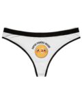 Cute Women's Thongs - 'Super Powers Inside' Design for Playful Comfort