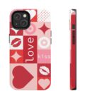 Romantic Love Phone Case – Kiss & Heart Design for Valentine's Day - Image 5