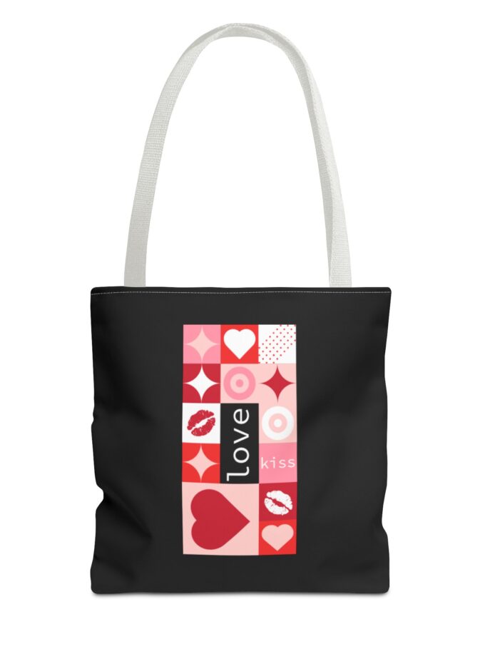 Love Kiss Heart Tote Bag - Perfect for Valentine's Day & Everyday Use