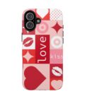 Romantic Love Phone Case – Kiss & Heart Design for Valentine's Day - Image 34