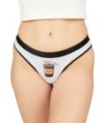 Coffee Lover Women's Thongs - Cute Reject Matches Design - Image 3