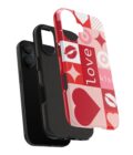 Romantic Love Phone Case – Kiss & Heart Design for Valentine's Day - Image 33