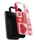 Romantic Love Phone Case – Kiss & Heart Design for Valentine's Day - Image 16