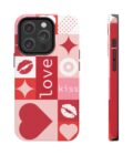 Romantic Love Phone Case – Kiss & Heart Design for Valentine's Day - Image 7
