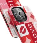 Romantic Love Phone Case – Kiss & Heart Design for Valentine's Day - Image 29
