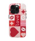 Romantic Love Phone Case – Kiss & Heart Design for Valentine's Day - Image 13