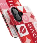 Romantic Love Phone Case – Kiss & Heart Design for Valentine's Day - Image 35