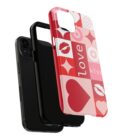 Romantic Love Phone Case – Kiss & Heart Design for Valentine's Day - Image 4