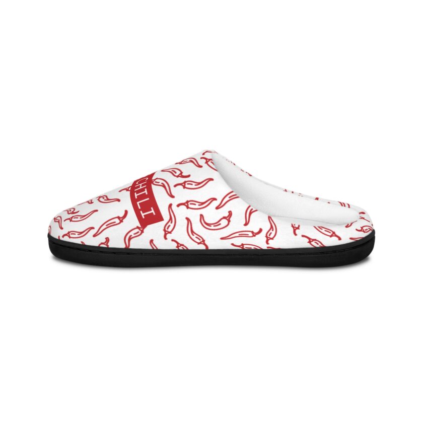 Funny Hot Chili Men's Indoor Slippers - Cozy Comfort for Foodies - Image 3