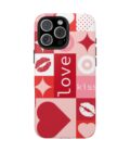 Romantic Love Phone Case – Kiss & Heart Design for Valentine's Day - Image 28