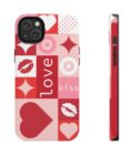 Romantic Love Phone Case – Kiss & Heart Design for Valentine's Day - Image 11