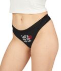 Funny Women's Thongs - "Let's Skip the Small Talk" - Image 4