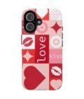 Romantic Love Phone Case – Kiss & Heart Design for Valentine's Day - Image 31