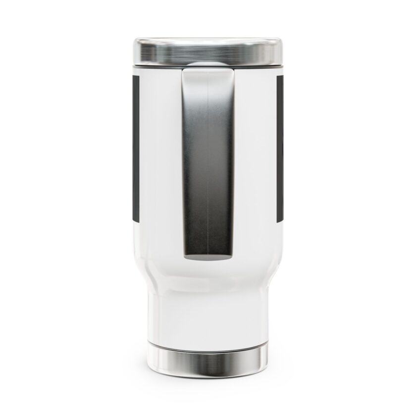 My Daily Routine Stainless Steel Travel Mug - 14oz Coffee Grass Ass - Image 3