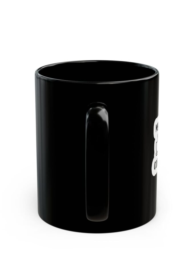 Funny Black Coffee Mug - 'My Daily Routine: Smoking Grass Ass' - Perfect Gift for Cannabis Lovers