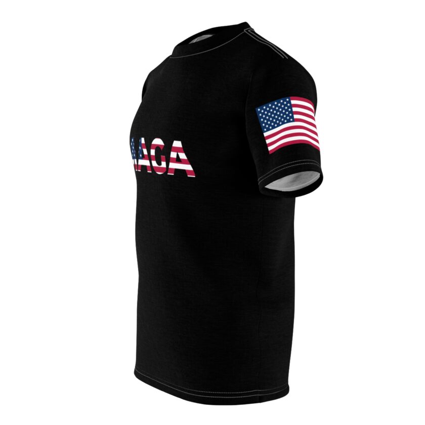 Unisex MAGA Tee with Flag Sleeve - Image 7