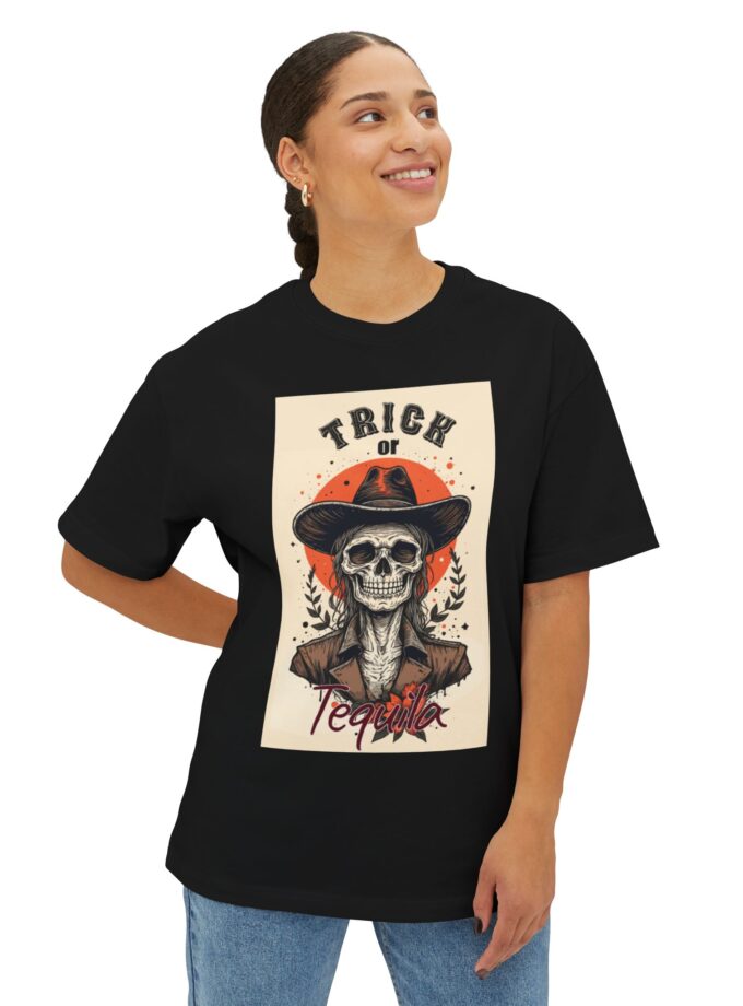 Unisex Oversized Tequila Boxy Tee - Perfect for Celebrations and Casual Outings