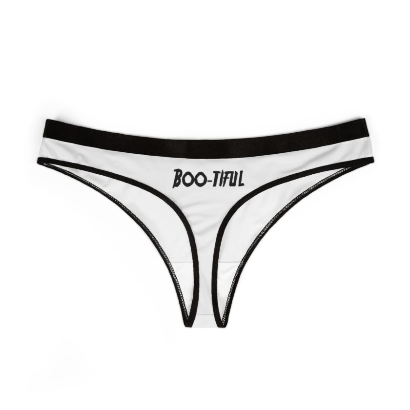 Boo-tiful Women's Thongs - Comfortable & Stylish Lingerie for Halloween