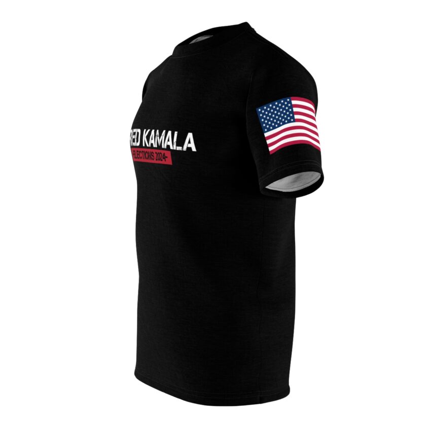 I Fired Kamala Unisex Cut & Sew Tee - Shirt with USA Flag - Image 3