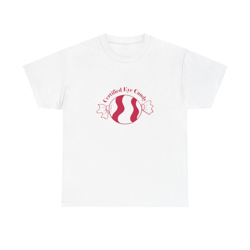 Certified Eye Candy Unisex Heavy Cotton Tee - Sweet and Fun T-Shirt for Casual Outings