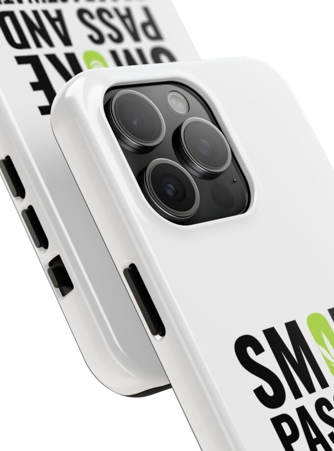 Inspirational Tough Phone Case - 'Smoke, Pass and Procrastinate'