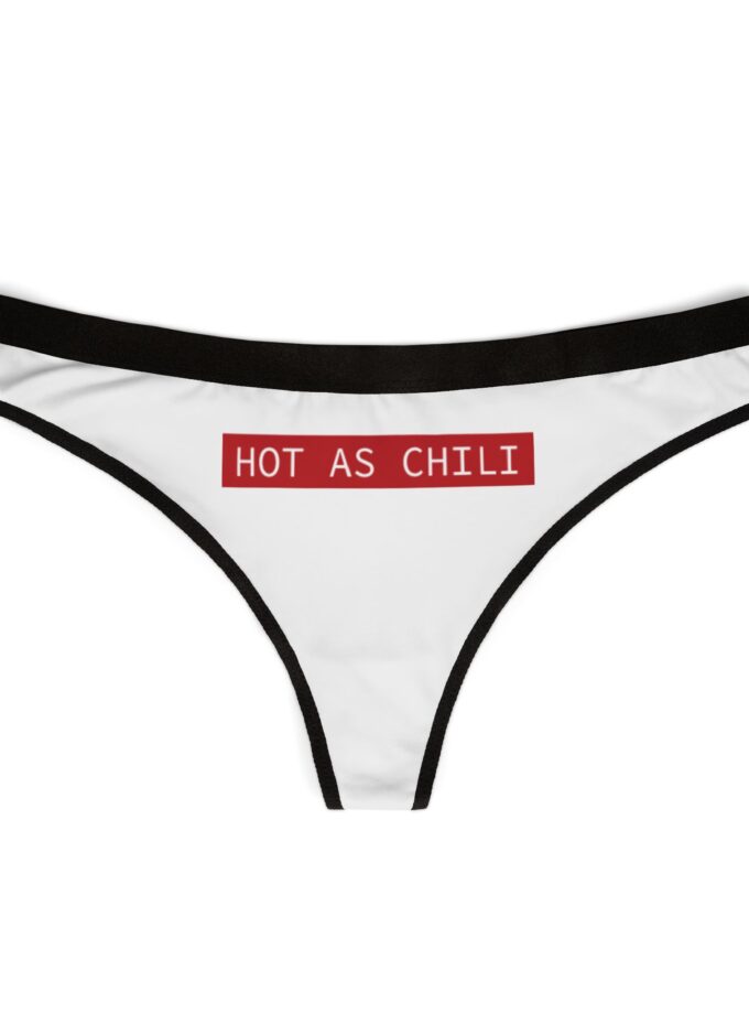 Hot as Chili Women's Thongs - Playful & Sassy Underwear for Everyday Fun