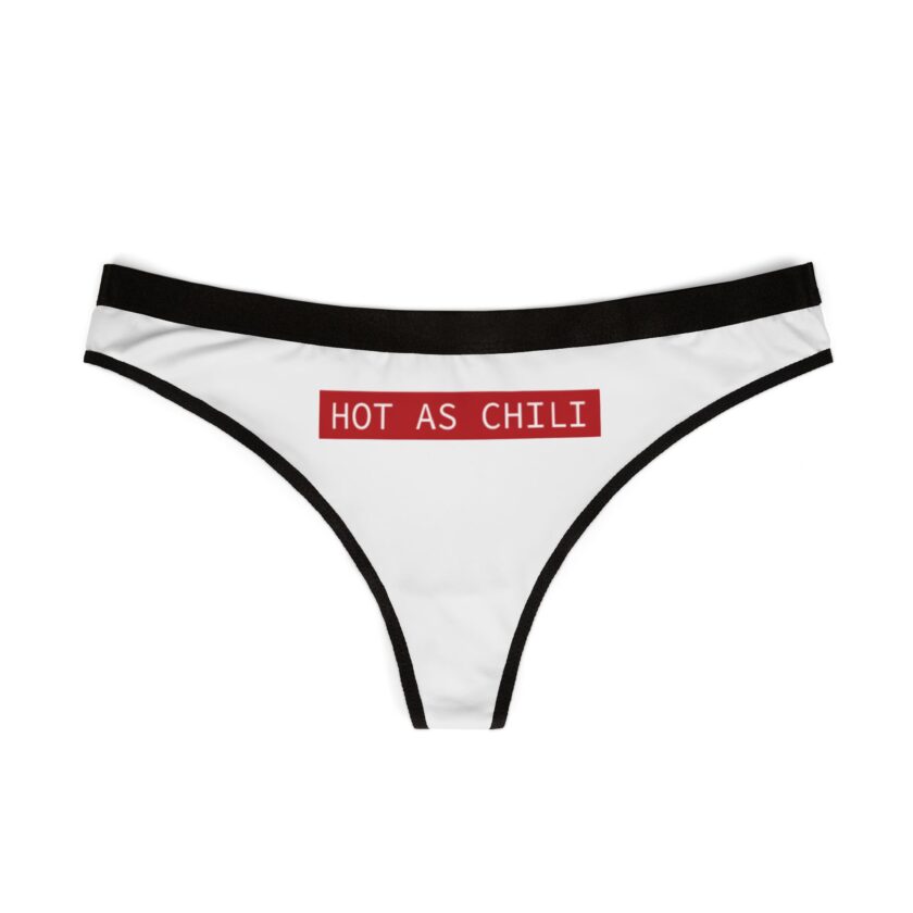 Hot as Chili Women's Thongs - Playful & Sassy Underwear for Everyday Fun