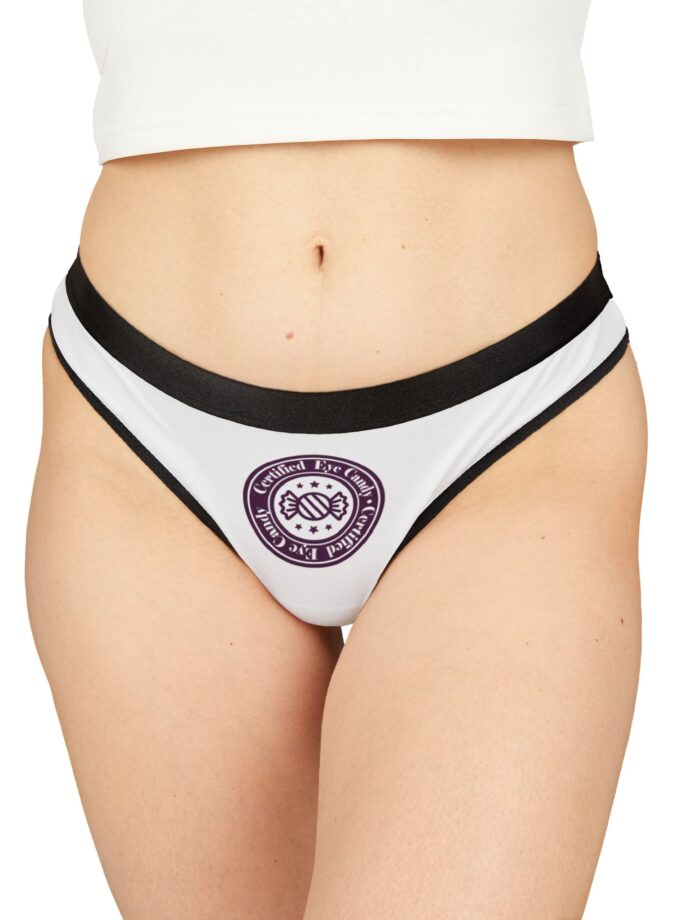 Certified Eye Candy Women's Thongs - Sleek & Chic Lingerie