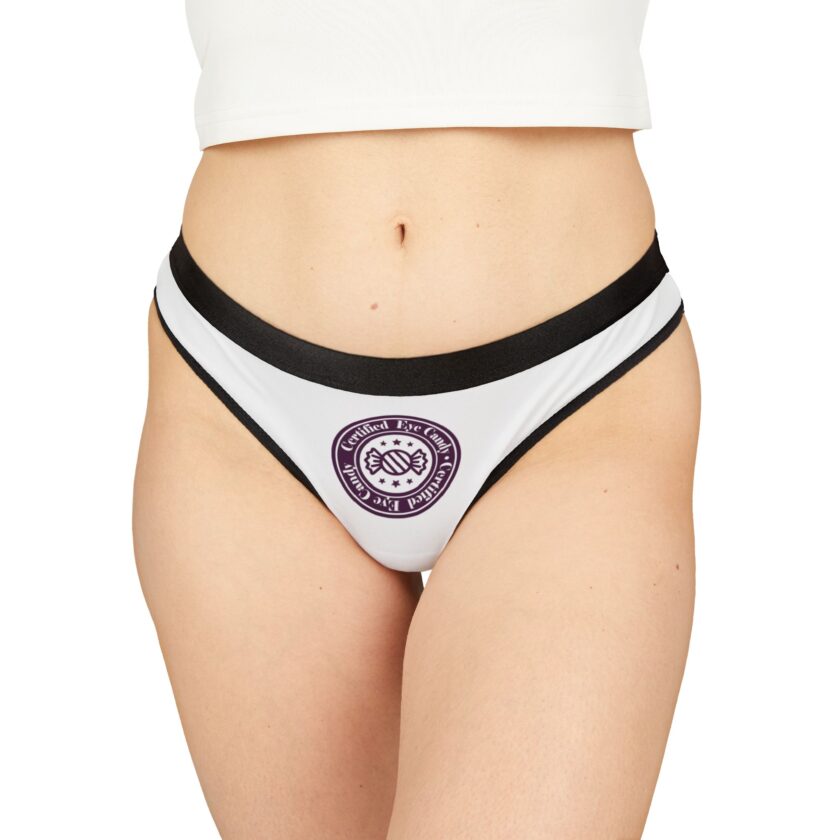 Certified Eye Candy Women's Thongs - Sleek & Chic Lingerie - Image 3