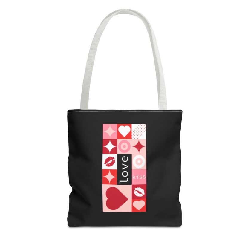 Love Kiss Heart Tote Bag - Perfect for Valentine's Day & Everyday Use - Image 9