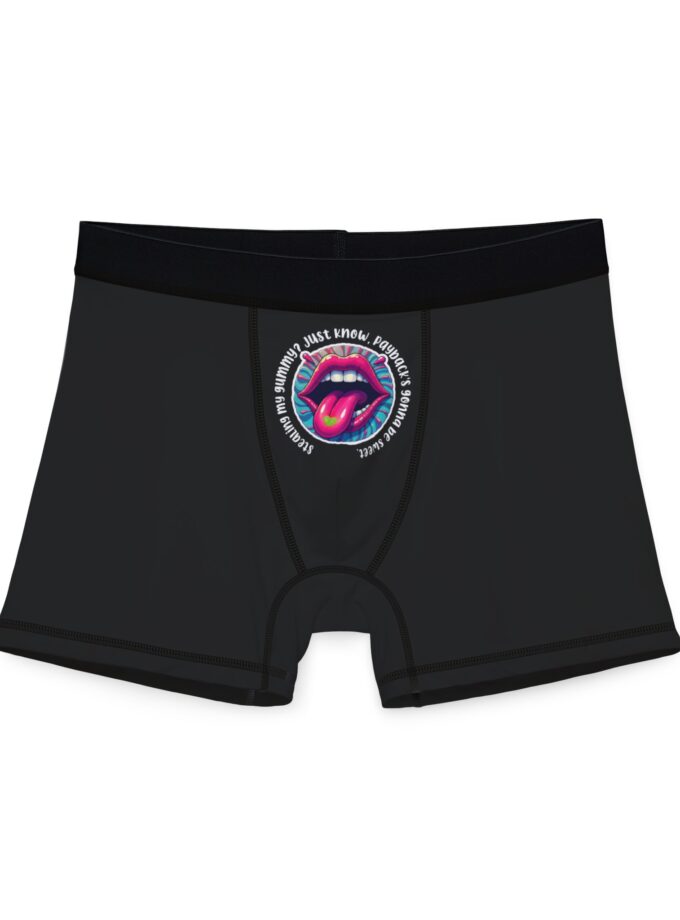 Rock 'N' Roll Men's Boxers with Fun Lips Design