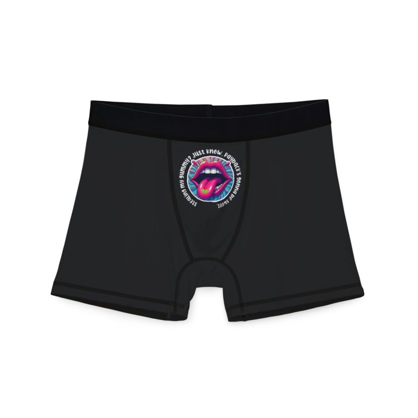 Rock 'N' Roll Men's Boxers with Fun Lips Design