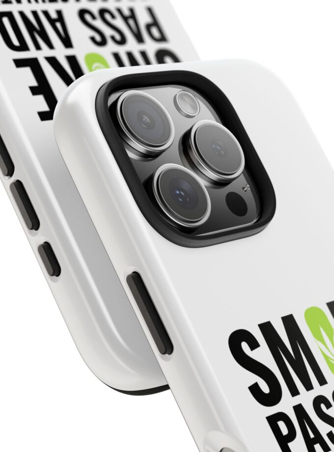 Inspirational Tough Phone Case - 'Smoke, Pass and Procrastinate'