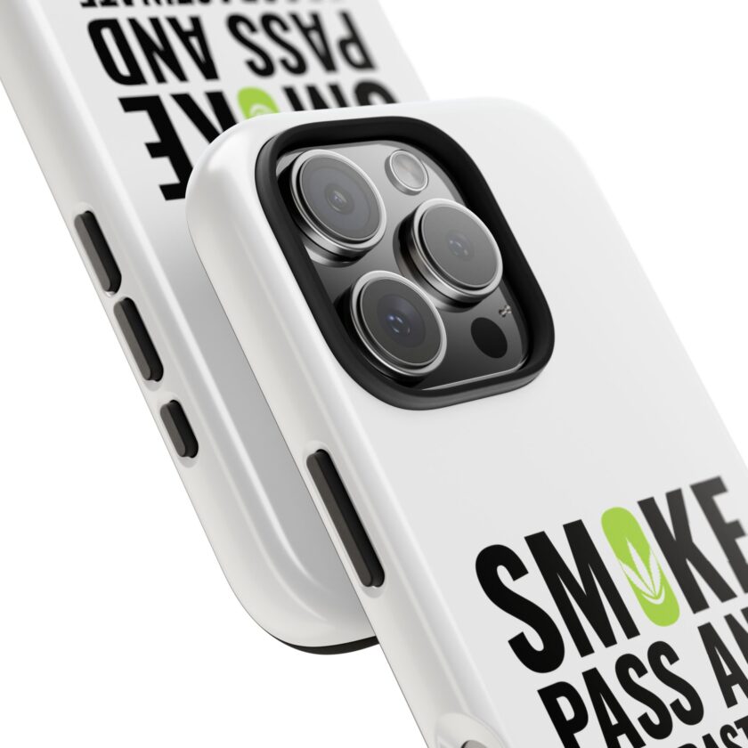 Inspirational Tough Phone Case - 'Smoke, Pass and Procrastinate' - Image 26
