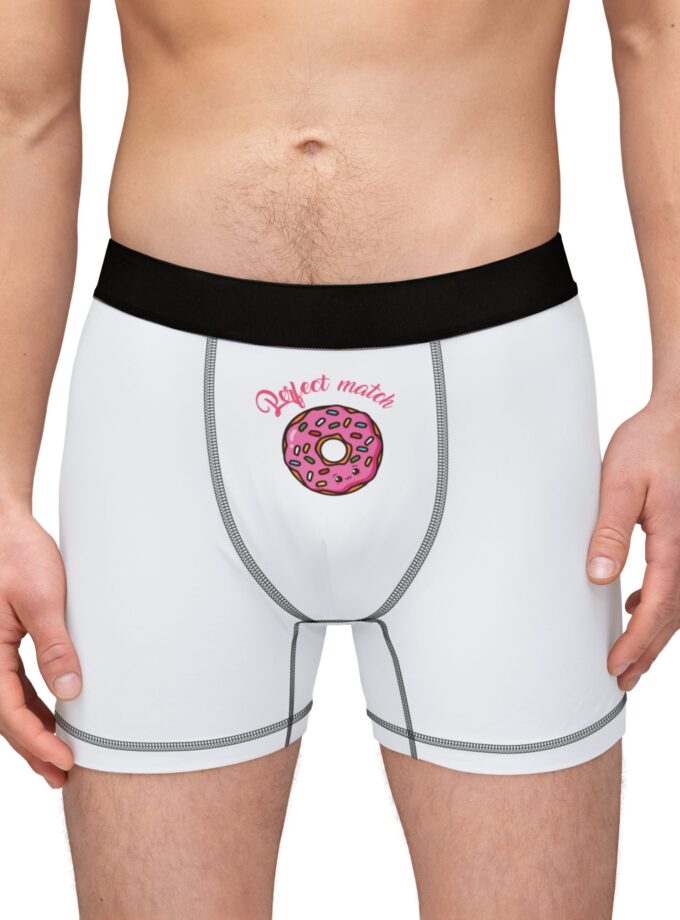 Perfect Match Donut Men's Boxers - Fun and Comfy Underwear