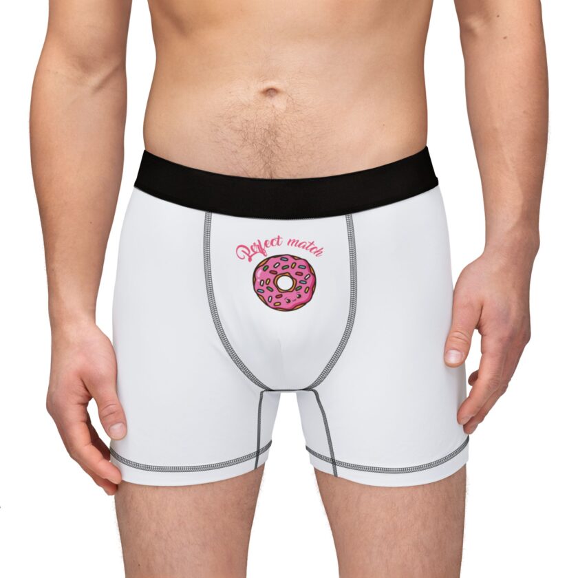 Perfect Match Donut Men's Boxers - Fun and Comfy Underwear - Image 4