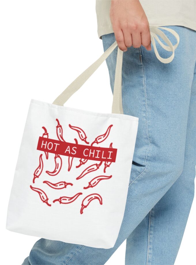 Hot as Chili Tote Bag - Fun & Stylish Grocery or Beach Companion
