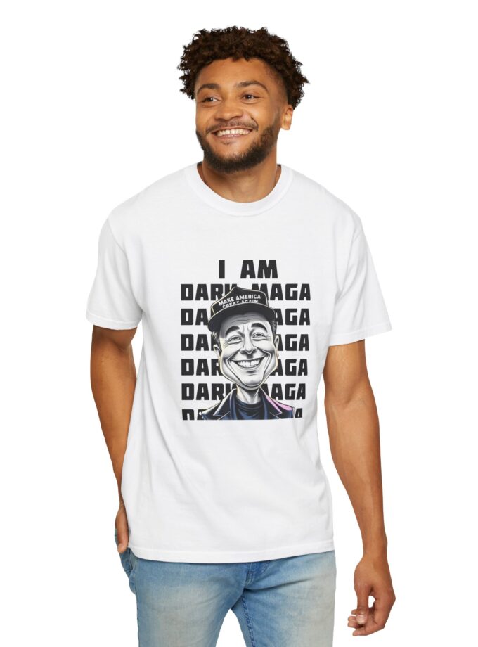 Funny Unisex Garment-Dyed T-Shirt - 'I AM DARK BAGA' Graphic Tee