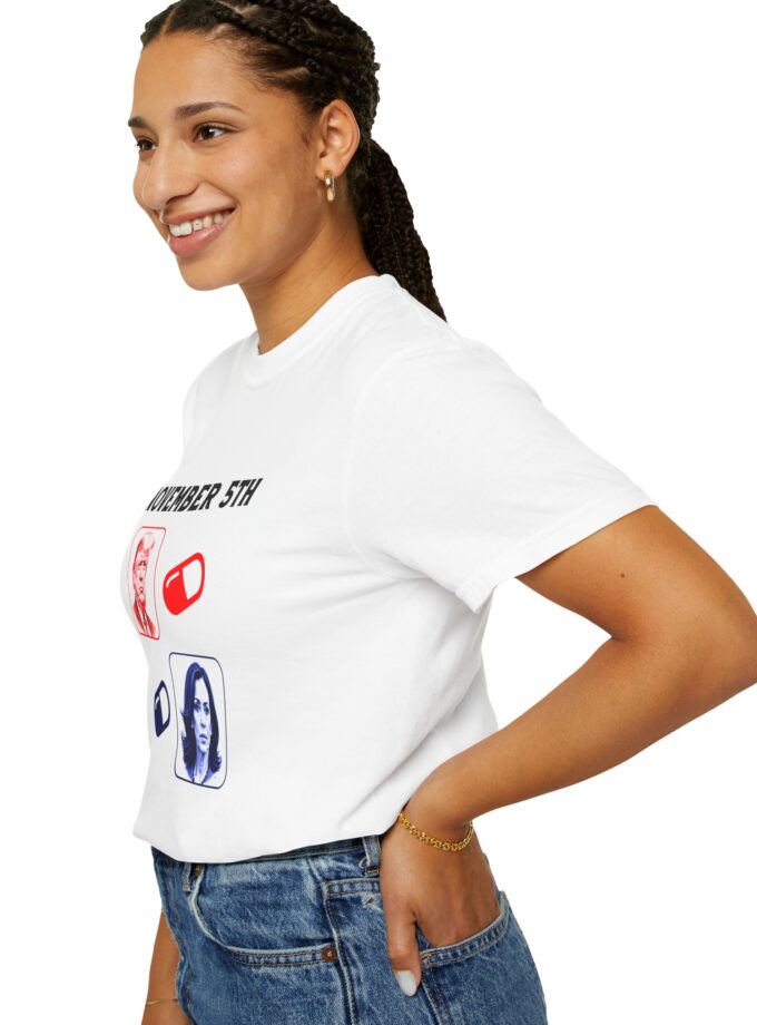 Political Humor Unisex Garment-Dyed T-shirt - November 5th Design