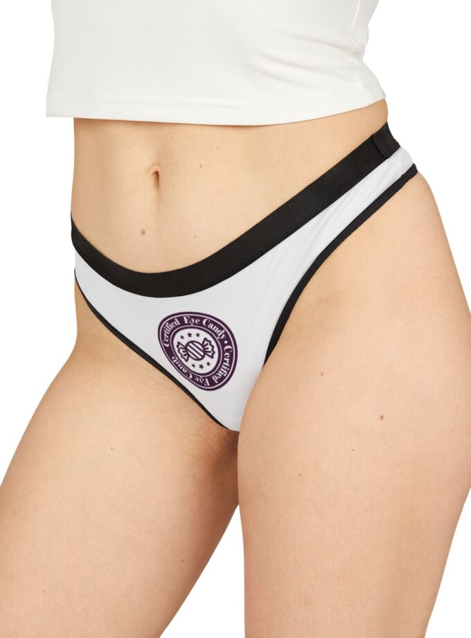 Certified Eye Candy Women's Thongs - Sleek & Chic Lingerie