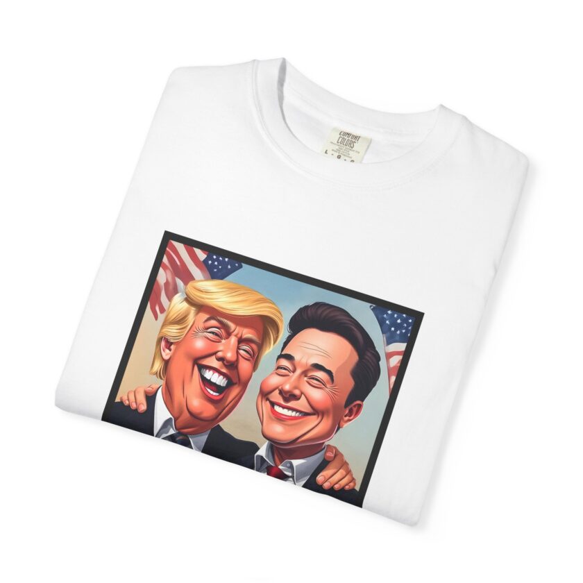 Unisex Garment-Dyed T-Shirt: Our Winning Team: Trump & Elon - Image 3