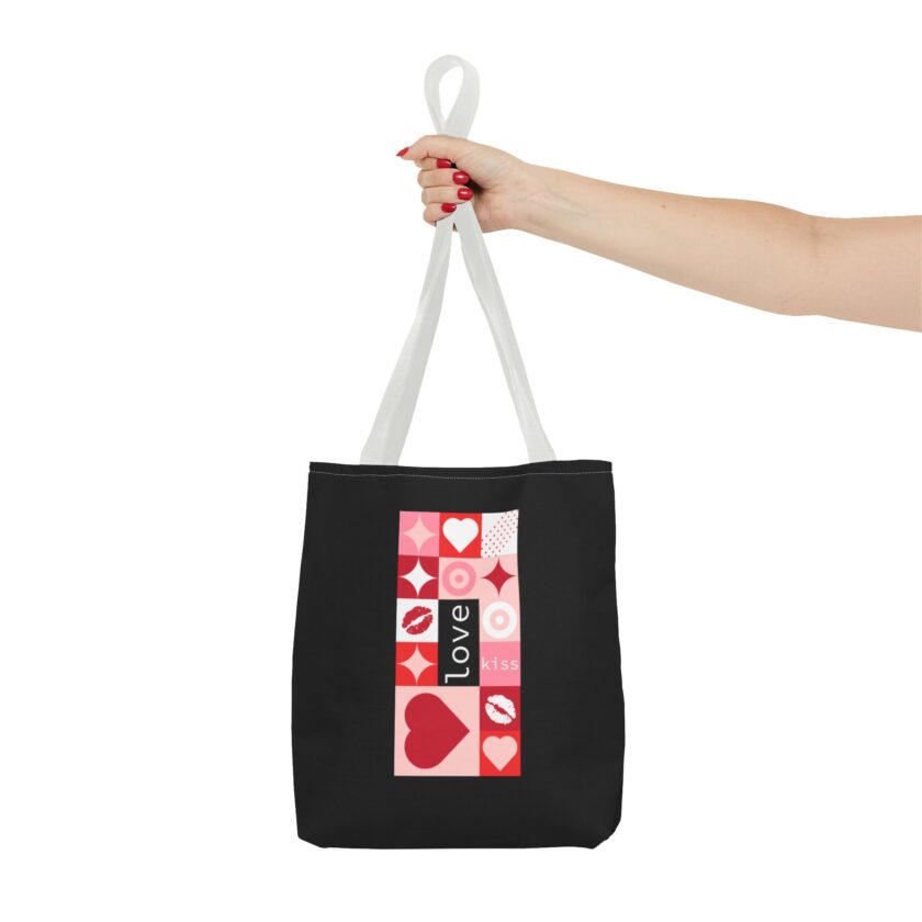 Love Kiss Heart Tote Bag - Perfect for Valentine's Day & Everyday Use - Image 12