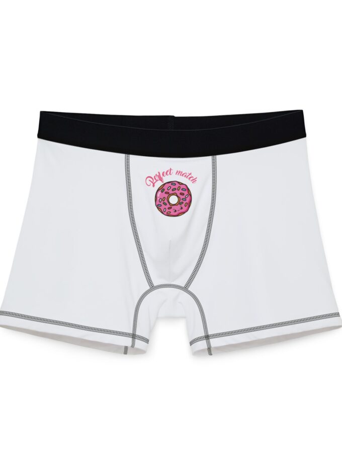 Perfect Match Donut Men's Boxers - Fun and Comfy Underwear