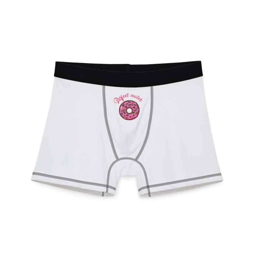 Perfect Match Donut Men's Boxers - Fun and Comfy Underwear