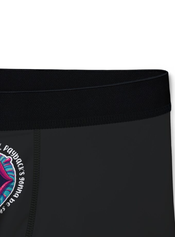 Rock 'N' Roll Men's Boxers with Fun Lips Design