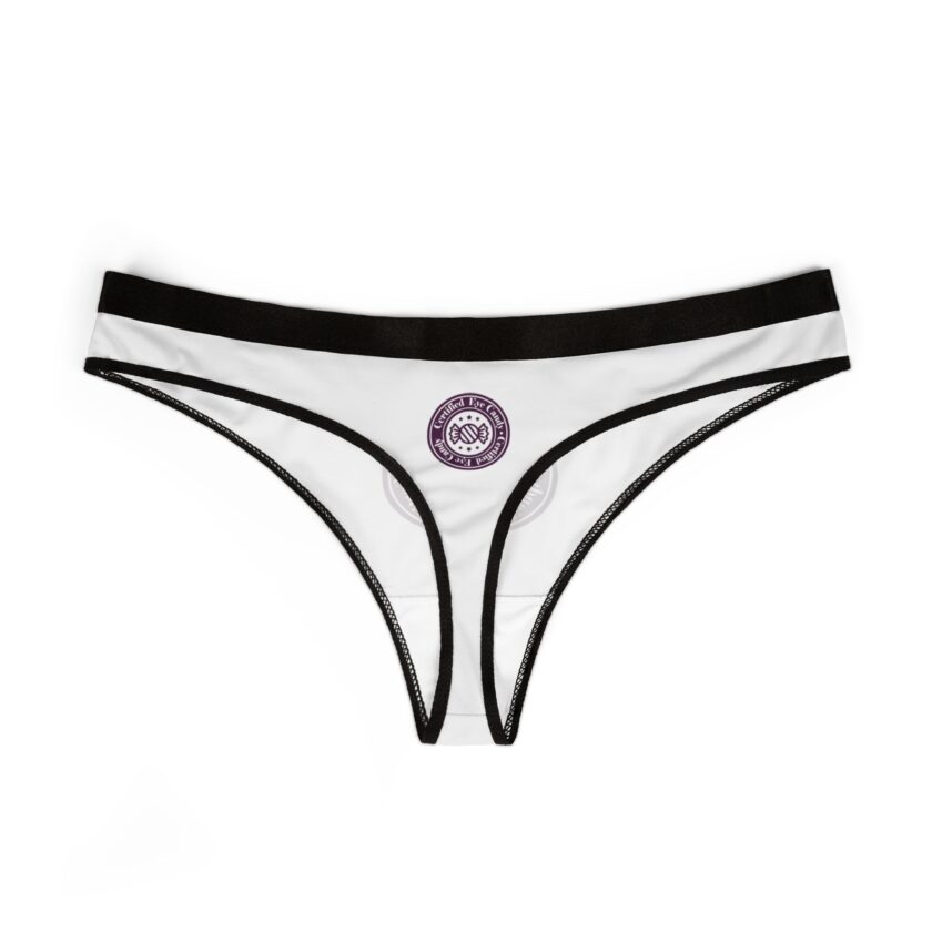 Certified Eye Candy Women's Thongs - Sleek & Chic Lingerie - Image 2